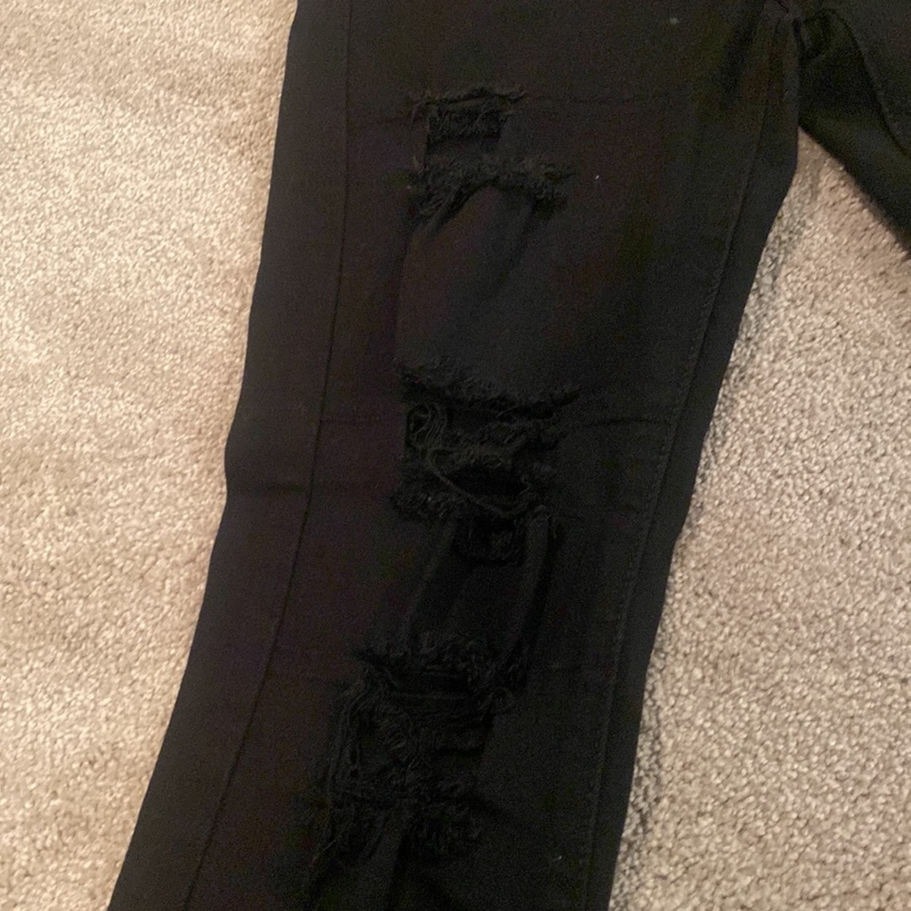 Just black size 27 BLack ripped jeans - Picture 5 of 8